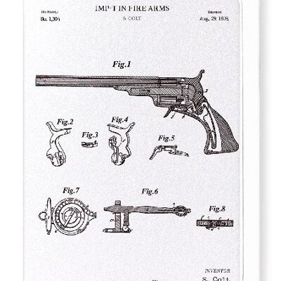 PATENT OF IMP-T IN FIRE ARMS 1839  Greeting Card