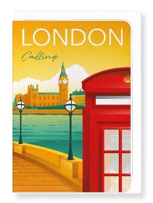 PARLIAMENT BY THE THAMES Greeting Card