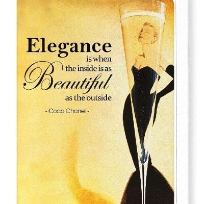 ELEGANT BEAUTY Greeting Card