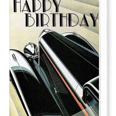 Geburtstags-Auto-Grußkarte