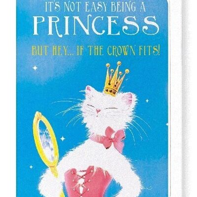 PRINCESS CAT Greeting Card