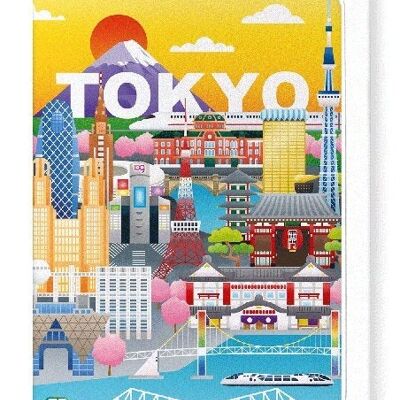 CIUDAD DE SUEÑO TOKIO Tarjetas de felicitación