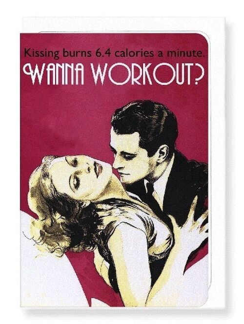 WANNA WORKOUT? Greeting Card