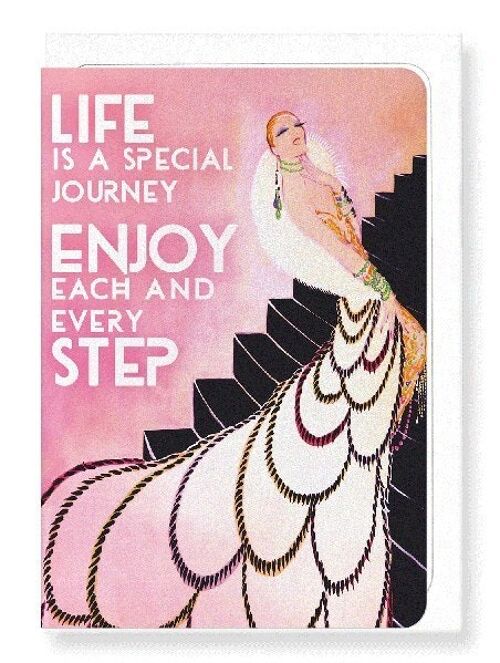 LIFE IS A JOURNEY Greeting Card