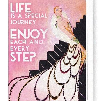 LIFE IS A JOURNEY Greeting Card