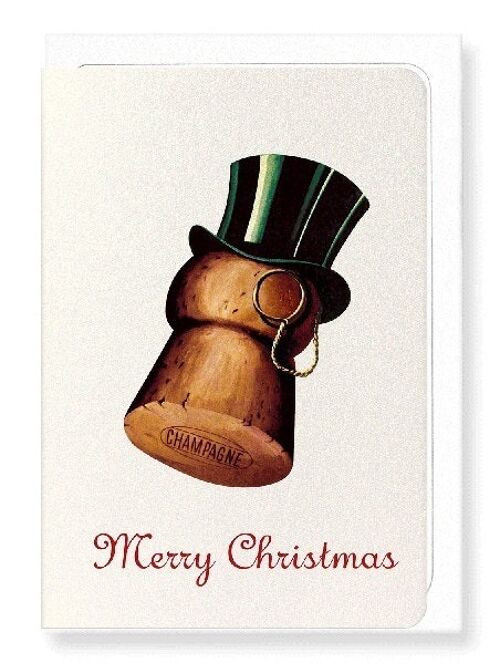 CHRISTMAS TOP HAT Greeting Card