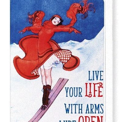 LIVE YOUR LIFE Greeting Card
