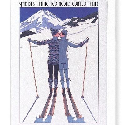 HOLD ONTO EACH OTHER Greeting Card