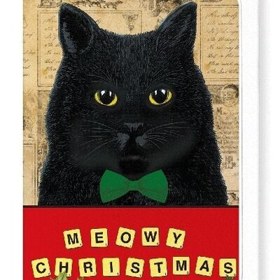 MEOWY CHRISTMAS Greeting Card