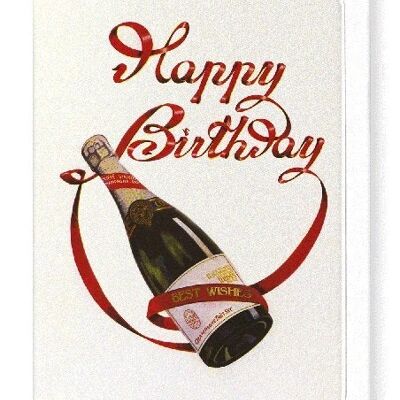 Geburtstags-Champagner-Grußkarte