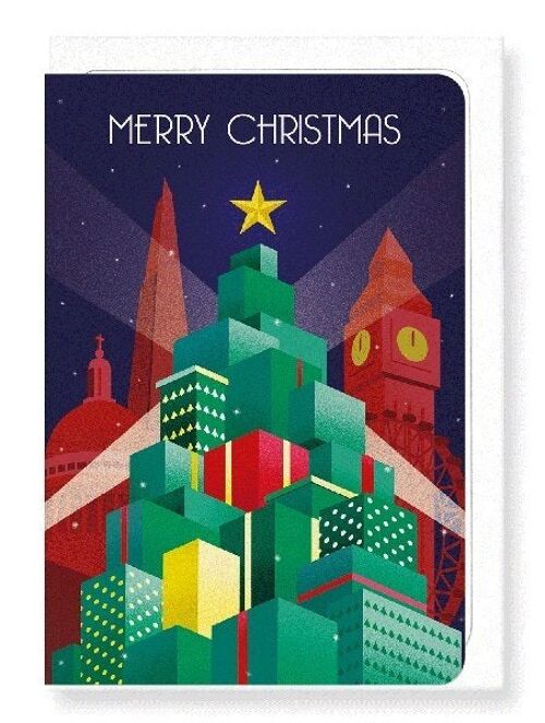 CHRISTMAS DECO CITY Greeting Card