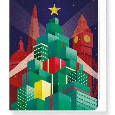 CHRISTMAS DECO CITY Greeting Card
