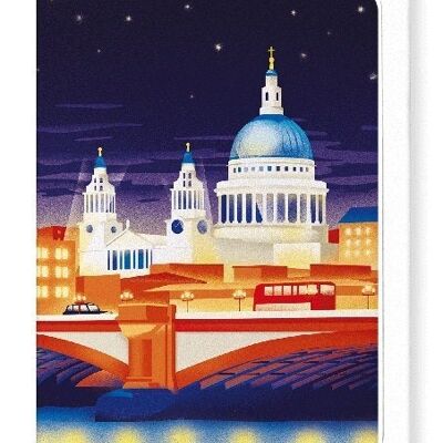 ST PAUL’S AT NIGHT Greeting Card