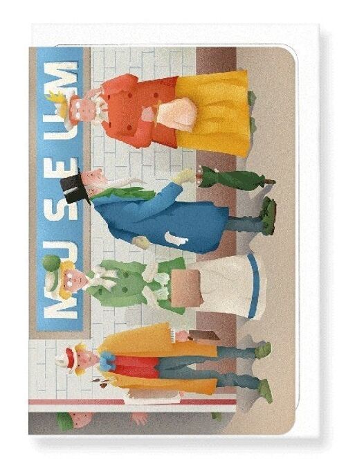 MUSEUM TUBE STATION Greeting Card