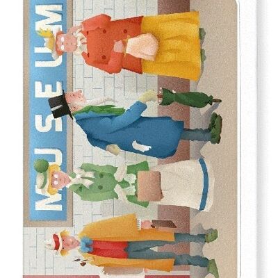 MUSEUM TUBE STATION Greeting Card