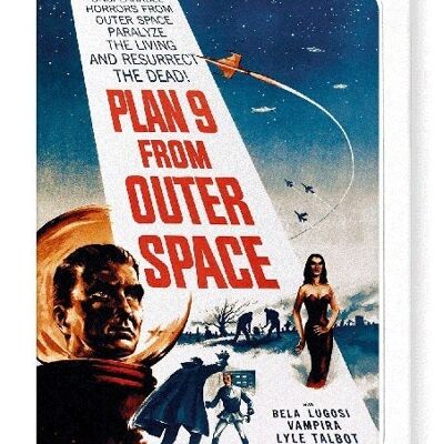 PLAN 9 FROM OUTER SPACE 1959  Greeting Card