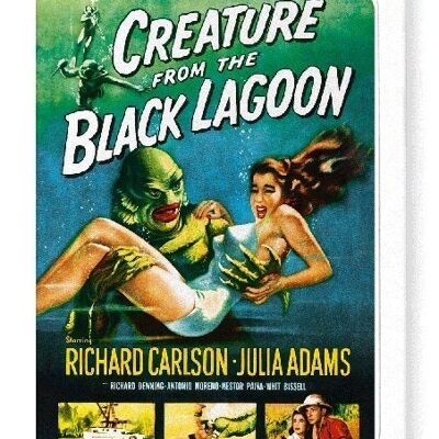 CREATURE FROM THE BLACK LAGOON 1954  Greeting Card