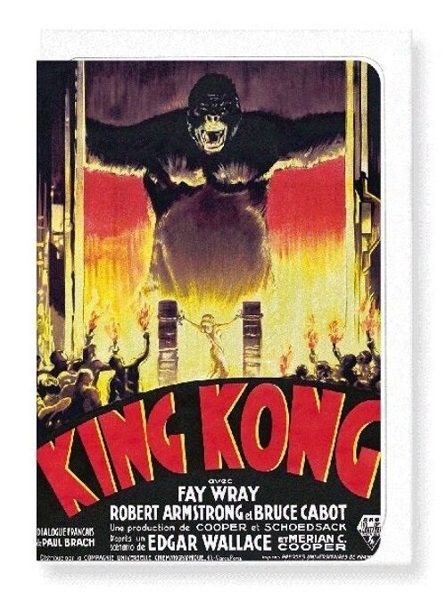 KING KONG 1933  Greeting Card