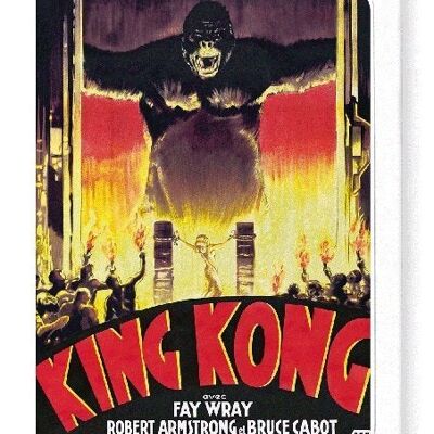 KING KONG 1933 Grußkarte