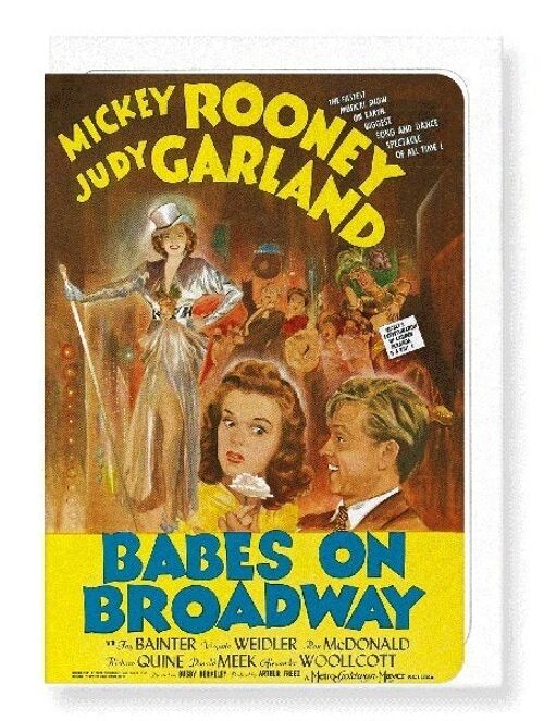 BABES ON BROADWAY 1941  Greeting Card