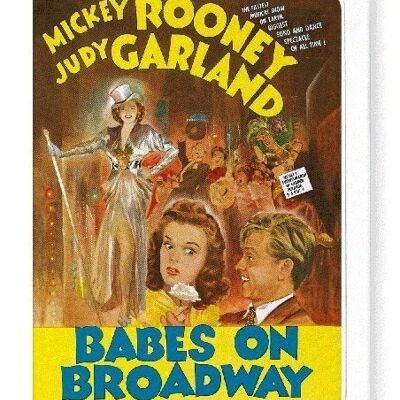 BABES ON BROADWAY 1941  Greeting Card
