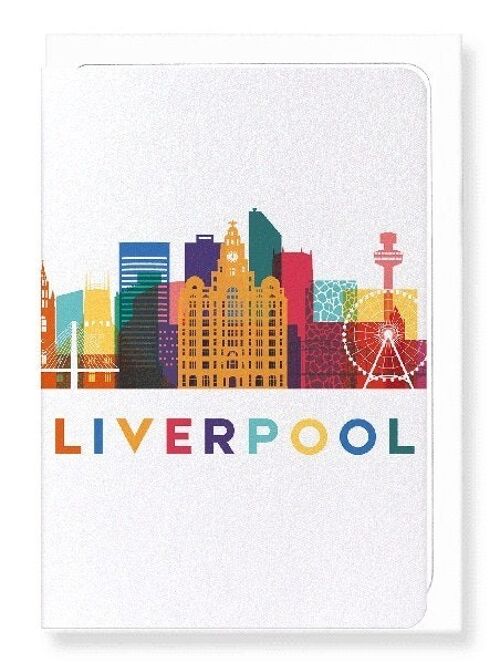 LIVERPOOL IN COLOURS Greeting Card