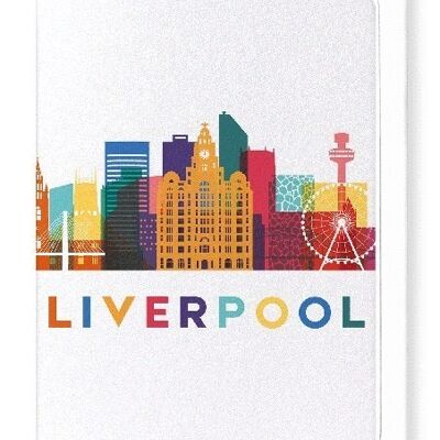 LIVERPOOL IN COLOURS Greeting Card