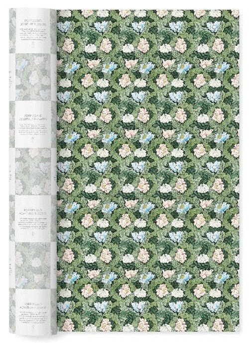 POPPIES AND ACANTHUS FLOWERS Wrapping Paper