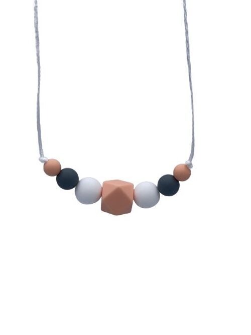 Collier Sensoriel Allaitement - Mini Poosh Trio Pêche