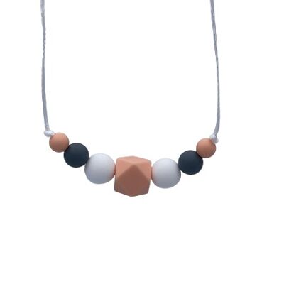 Collier Sensoriel Allaitement - Mini Poosh Trio Pêche