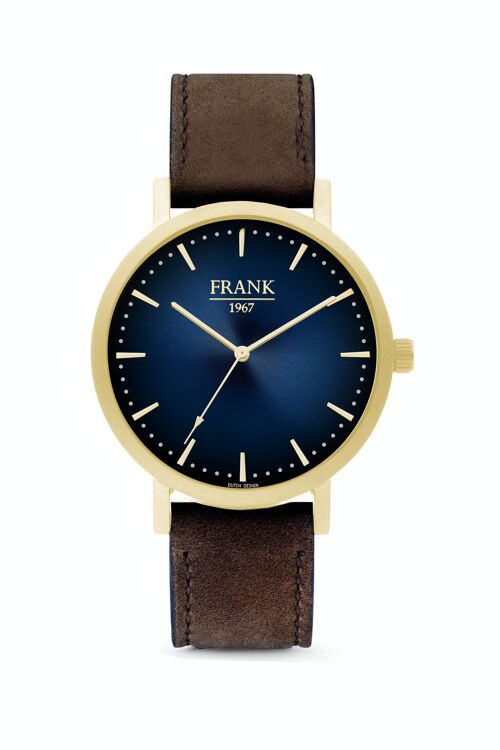 Frank 1967 Watch IPG Blue Dial 42mm 5 ATM