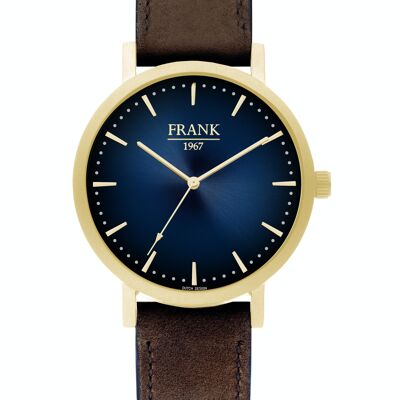 Reloj Frank 1967 IPG Esfera Azul 42mm 5 ATM