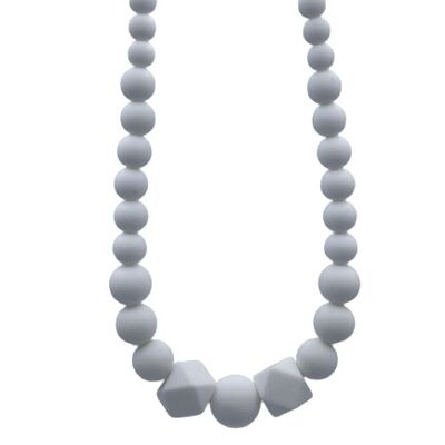 Breastfeeding Sensory Necklace - Maxi Poosh White