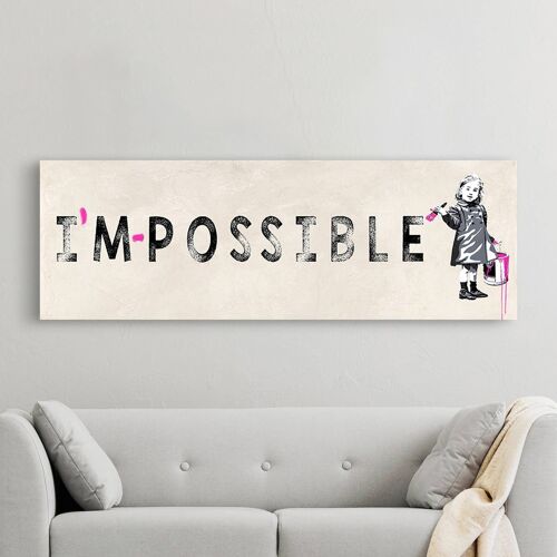 Quadro street art su tela: Masterfunk Collective, I'm possible (graffiti)