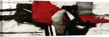 Peinture moderne et abstraite, sur toile : Jim Stone, Red Profile 2