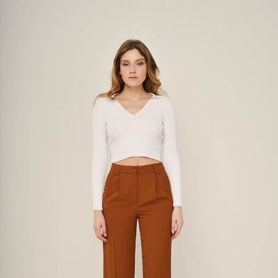 Tailored trousers Constance TERRACOTA
