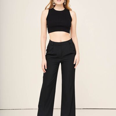 Pantalon tailored Constance NOIR