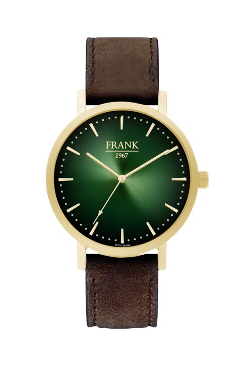 Frank 1967 Watch IPG Green Dial 42mm 5 ATM