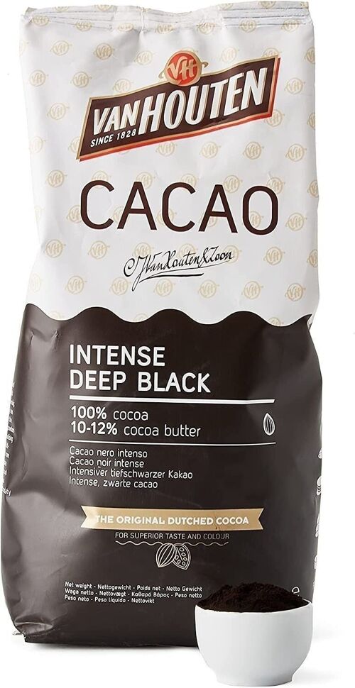 VAN HOUTEN - Noir profond intense 100 % cacao, 10-12 %