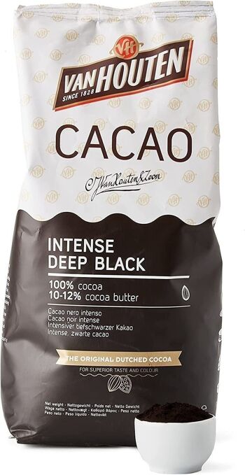 VAN HOUTEN - Noir profond intense 100 % cacao, 10-12 % 1