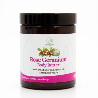 Burro per il corpo al geranio rosa - 180 ml