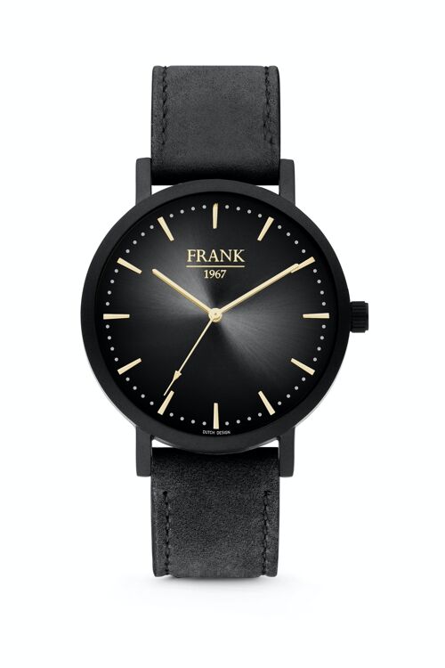 Frank 1967 Watch IPB Black Dial 42mm 5 ATM