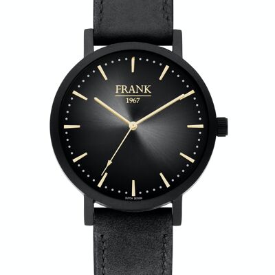 Reloj Frank 1967 IPB Esfera Negra 42mm 5 ATM