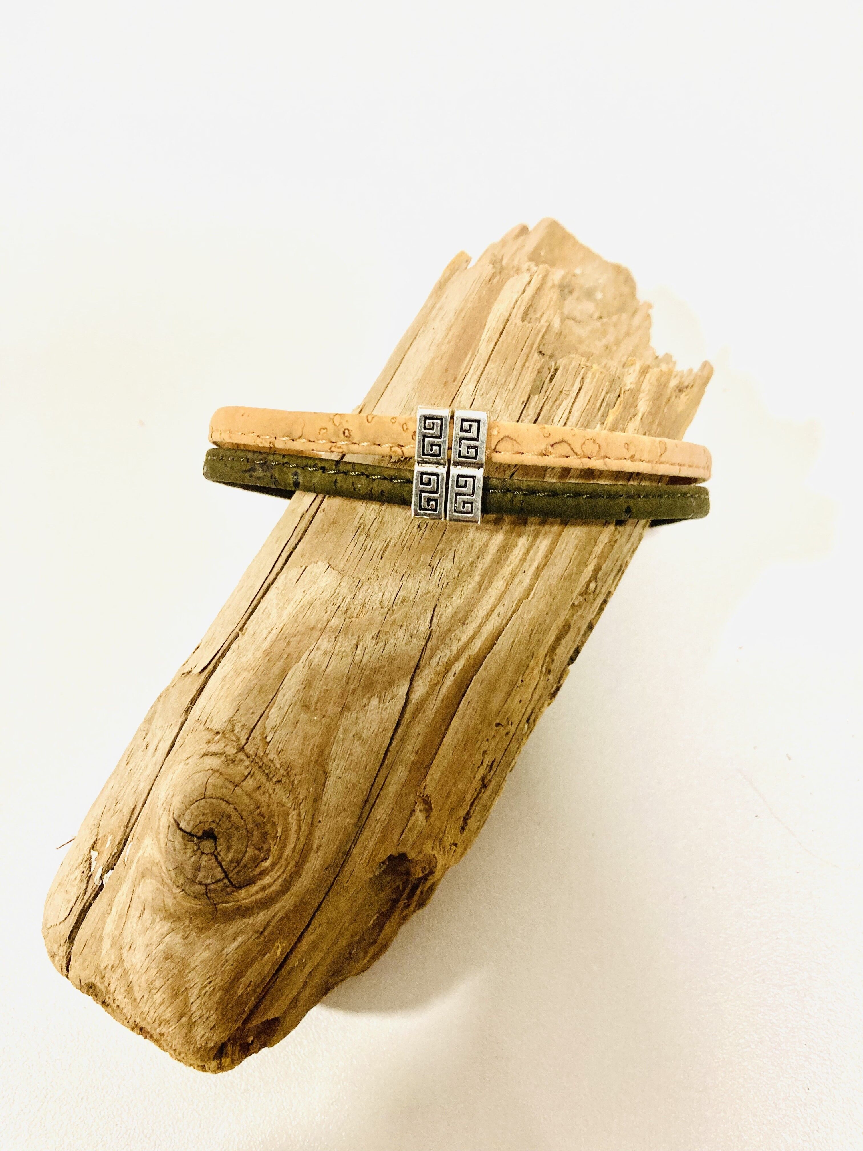 Handmade LOUIS men's cork bracelet