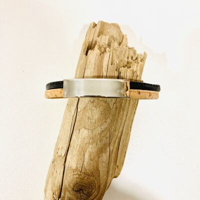 Handmade OSCAR men's cork bracelet