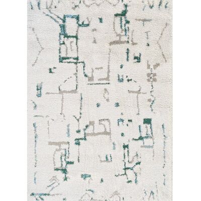 Alfombra de diseño con flecos VOLUBILIS