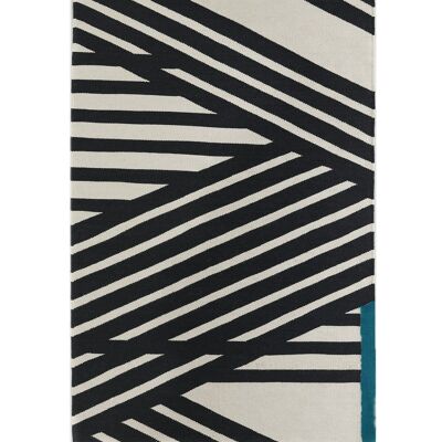 Kilim decorative rug in wool and cotton STRIPE