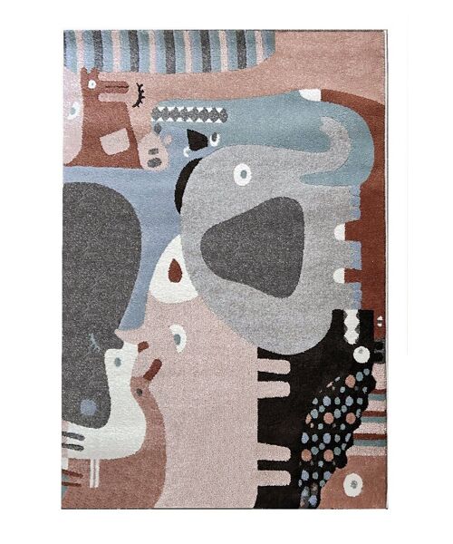 Tapis enfant PUZZLE ANIMAUX