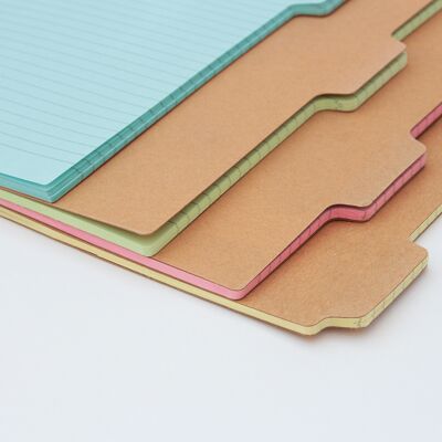 A4 (Set Of 4) Tab Notebooks