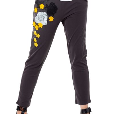 brodé trousers WOMEN'S LONG TROUSERS "NIGHT"